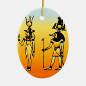 Ägyptische Hieroglyphics Ornament (Vorne)