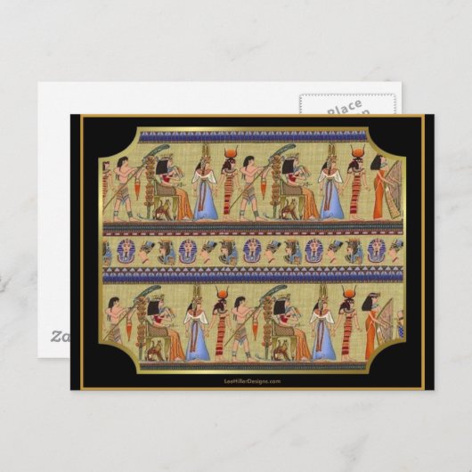 Ägyptische Hieroglyphics Serie II Apparel Geschenk Postkarte (Vorne/Hinten)