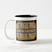 Ägyptische Hieroglyphics Serie II Apparel Geschenk Zweifarbige Tasse (Links)