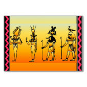 Ägyptische Hieroglyphics-Tafel Tischnummer (Vorderseite)