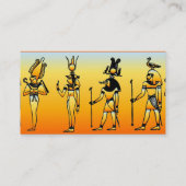 Ägyptische Hieroglyphics-Visitenkarte Visitenkarte (Rückseite)