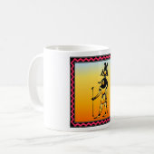 Ägyptische Hieroglyphie-Tasse Kaffeetasse (Vorderseite Links)