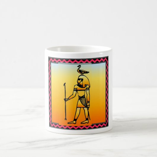 Ägyptische Hieroglyphie-Tasse Kaffeetasse (Mittel)
