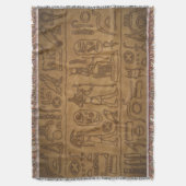 Ägyptische Hieroglyphische Kunst Decke (Vorderseite Vertikal)