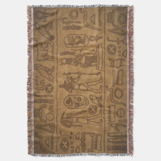 Ägyptische Hieroglyphische Kunst Decke (Vorderseite Vertikal)