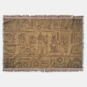 Ägyptische Hieroglyphische Kunst Decke (Vorderseite)