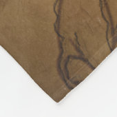 Ägyptische Hieroglyphische Kunst Fleecedecke (Ecke)