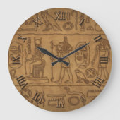 Ägyptische hieroglyphische Kunst Große Wanduhr (Vorderseite)