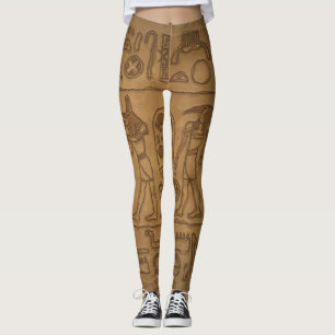 Ägyptische Hieroglyphische Kunst Leggings
