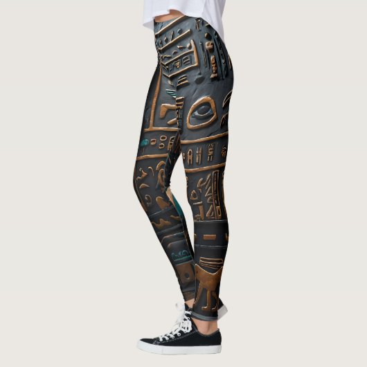 Ägyptische Hieroglyphische Leggings (Links)