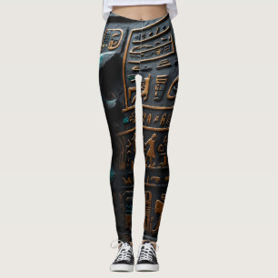 Ägyptische Hieroglyphische Leggings