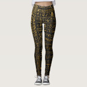 Ägyptische Hieroglyphische Leggings (Vorderseite)