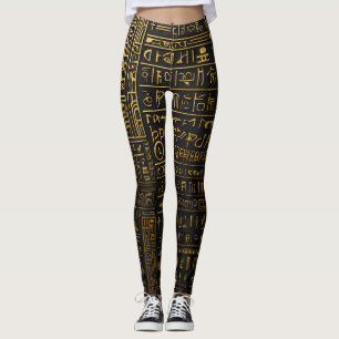 Ägyptische Hieroglyphische Leggings
