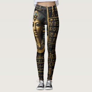 Ägyptische Hieroglyphische Leggings
