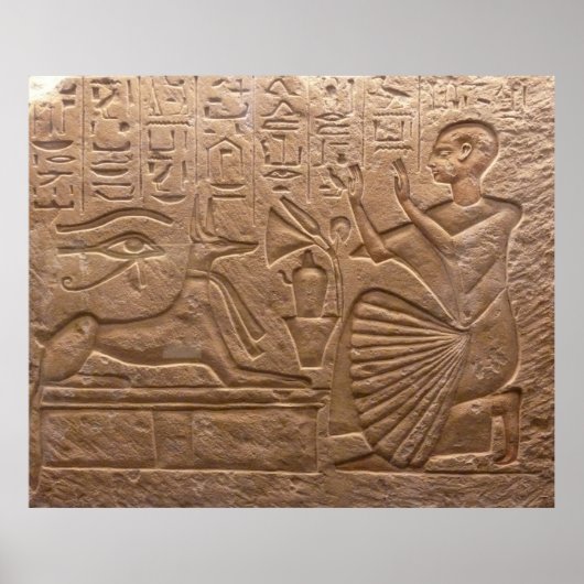 Ägyptische Hilfe Poster (Vorne)