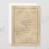 ägyptische Hochzeit Einladung (Vorne/Hinten)