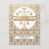 Ägyptische Hochzeit rettet das Datum der Postkarte (Vorderseite)