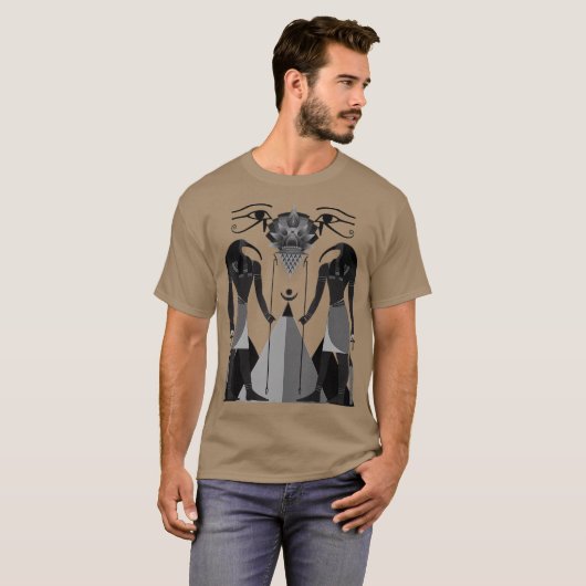 Ägyptische Illuminati Kemetic Alchemy-Spiritualitä T-Shirt (Vorne ganz)