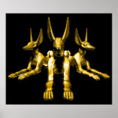 Ägyptische Jackals Poster (Vorne)