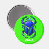 ÄGYPTISCHE KARABISCHE BEETTENZsammlung Magnet (Vorderseite/Rückseite)