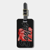 Ägyptische Karte Gepäckanhänger (Vorderseite vertikal)