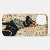 Ägyptische Katze - Bastet auf Papyrus Case-Mate iPhone Hülle (Rückseite (Horizontal))