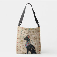 Ägyptische Katze - Bastet auf Papyrus