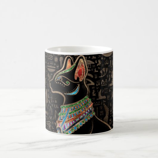 Ägyptische Katze - Bastet Kaffeetasse (Mittel)