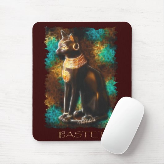 Ägyptische Katze Bastet Mousepad (Mit Mouse)