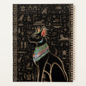 Ägyptische Katze - Bastet Planer (Rückseite)