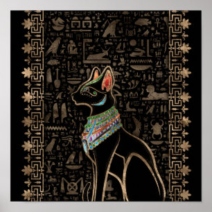 Ägyptische Katze - Bastet Poster