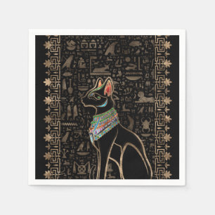 Ägyptische Katze - Bastet Serviette