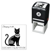 Ägyptische Katze Elegant und Attitude Permastempel (Beispiel)