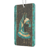 Ägyptische Katze Goddess Bastet - Mosaikkunst Autolufterfrischer (Links)