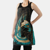 Ägyptische Katze Goddess Bastet - Mosaikkunst Schürze (InSitu)