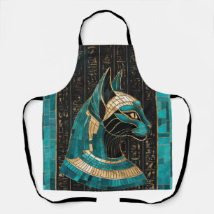 Ägyptische Katze Goddess Bastet - Mosaikkunst Schürze