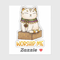 Ägyptische Katze Gott Bastet verehren mich