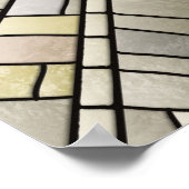 Ägyptische Katze - Mosaikkunst Poster (Ecke)