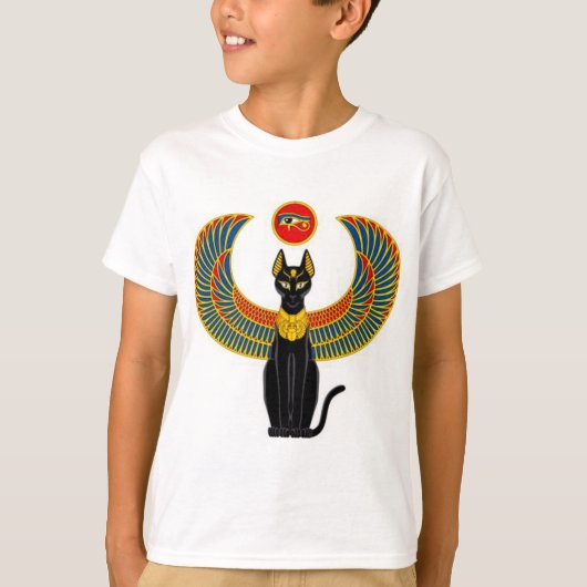Ägyptische Katze T-Shirt (Vorderseite)