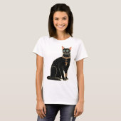 Ägyptische Katze T-Shirt (Vorne ganz)