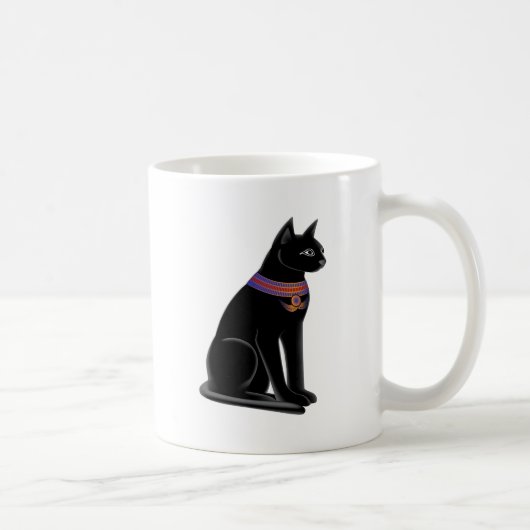 Ägyptische Katzen-Göttin Bastet Kaffeetasse (Rechts)