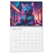Ägyptische Katzen Kalender (Feb 2027)