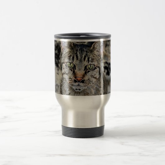 Ägyptische Katzen-Reise-Umarmung Reisebecher (Mittel)