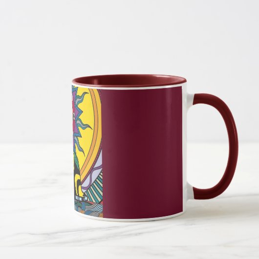 Ägyptische Katzen-Tasse Tasse (Rechts)