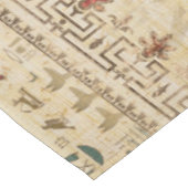 Ägyptische Katzen und Knöchelkreuz Tischdecke (Schrägansicht)