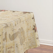 Ägyptische Katzen und Knöchelkreuz Tischdecke (Beispiel)