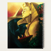 Ägyptische Königin Cat Dragon Planer (Rückseite)