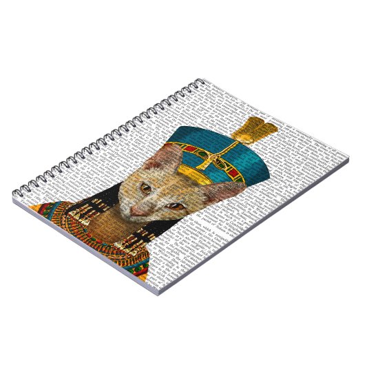 Ägyptische Königin Cat Notizblock (Linke Seite)