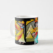 "ÄGYPTISCHE KÖNIGIN KAFFEETASSE (Vorderseite Links)