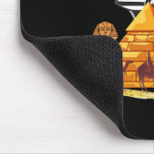 Ägyptische Königin Kleopatra Kopf Pyramid Ancient  Mousepad (Ecke)